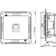 Розетка с/у компьютерная 1xRJ45, IP20, Schneider Electric ATLASDESIGN [ATN001383] лотос