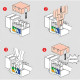 Розетка с/у компьютерная 1xRJ45, IP20, Schneider Electric ATLASDESIGN [ATN001383] лотос
