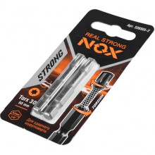 Бита для шуруповерта TX30 x 50мм, 1/4, S2, цена за уп/2шт, NOX STRONG [339305-2]