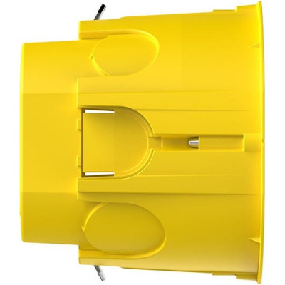 Коробка установочная с/у для полых стен d68(65)*60мм, лапки, Systeme Electric [IMT35151] желтый