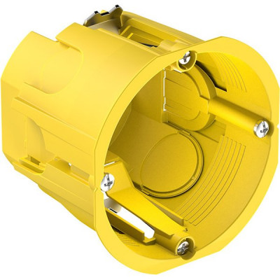 Коробка установочная с/у для полых стен d68(65)*60мм, лапки, Systeme Electric [IMT35151] желтый