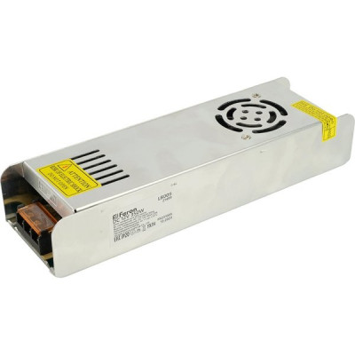Блок питания 12V 350W, IP20, металл решетка узкий, Feron [21499]