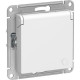 Розетка с/у 2P+E 16A, IP20, со шторками/крышкой, Schneider Electric ATLASDESIGN [ATN001346] лотос