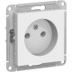 Розетка с/у 2P 16A, IP20, Schneider Electric ATLASDESIGN [ATN001341] лотос