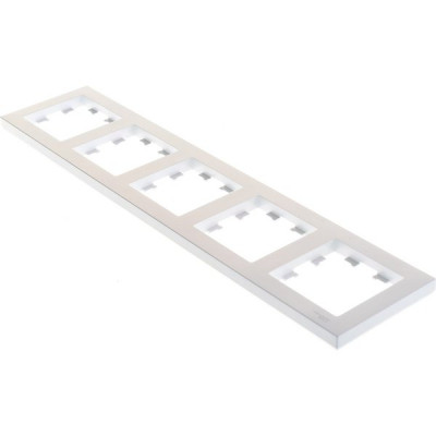Рамка 5п, IP20, Schneider Electric ATLASDESIGN [ATN000405] жемчуг