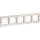 Рамка 5п, IP20, Schneider Electric ATLASDESIGN [ATN000405] жемчуг