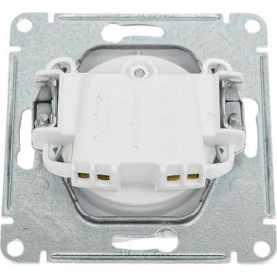 Розетка с/у 2P 16A, IP20, со шторками, Schneider Electric ATLASDESIGN [ATN001349] лотос