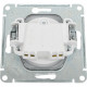 Розетка с/у 2P 16A, IP20, со шторками, Schneider Electric ATLASDESIGN [ATN001349] лотос