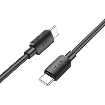 Кабель Type-C - Type-C, 1.0м, 3А, 60Вт, Hoco X96, черный