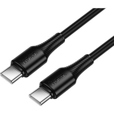 Кабель Type-C - Type-C, 1.0м, 3А, 60Вт, Hoco X120, черный