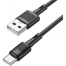 Кабель USB - Type-C, 1.0м, 3А, Hoco X83, черный
