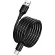 Кабель USB - Type-C, 1.0м, 3А, Hoco X120, черный [HC-58904]