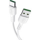 Кабель USB - Type-C, 1.0м, 5А, Hoco X33, белый [HC-06126]