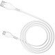 Кабель USB - Type-C, 1.0м, 3А, Hoco X37, белый [HC-10512]