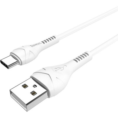 Кабель USB - Type-C, 1.0м, 3А, Hoco X37, белый [HC-10512]