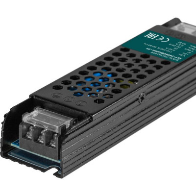 Блок питания 24V  60W, IP20, металл соты PRO, ELF [ELF-24060BEslim-JH] черный
