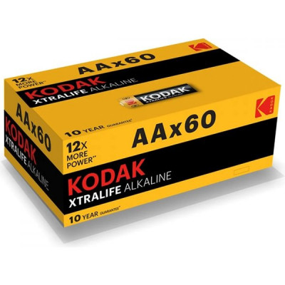 Батарейка Kodak AA LR06 XTRALIFE Alkaline [SR4/60] [KD LR6/4SH 60BOX]