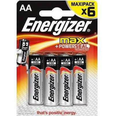Батарейка Energizer AA LR06 MAX [BL4/48] [EN LR6/4BL MAX]
