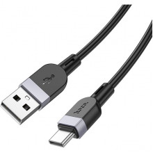 Кабель USB - Type-C, 2.0м, 3А, 60W, Hoco X109, силикон, черный [HC-36315]