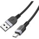 Кабель USB - Type-C, 2.0м, 3А, 60W, Hoco X109, силикон, черный [HC-36315]