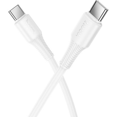Кабель Type-C - Type-C, 1.0м, 3А, 60Вт, Hoco X120, белый [HC-58935]