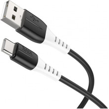 Кабель USB - Type-C, 1.0м, 3А, Hoco X82, силикон, черный [HC-68575]
