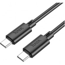 Кабель Type-C - Type-C, 1.0м, 3А, 60Вт, Hoco X88, черный [HC-83363]
