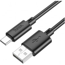 Кабель USB - Type-C, 1.0м, 3А, Hoco X88, черный [HC-83349]