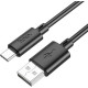 Кабель USB - Type-C, 1.0м, 3А, Hoco X88, черный [HC-83349]