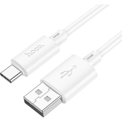 Кабель USB - Type-C, 2.0м, 3А, Hoco X88, белый [HC-53633]