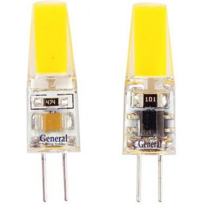 Лампа LED G4, 3W/220В, 4500K, 200Лм, силикон COB, GL [GLDEN-G4-3-C-220-4500]
