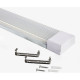 Светильник LED линейный  50W, 6500K, 4500Лм, IP40, 1200*62*25, VKL [VPO-103-PRIZMA-50-6500]