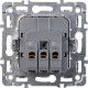 Розетка с/у 2P+E 16A, IP20, Smartbuy Капелла [SBE-09b-16-S1-Z] черный soft touch