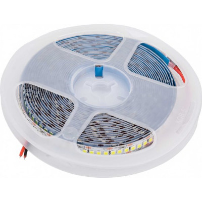 Лента LED 12В IP20 SMD2835 240/м, б/хол, 19.2Вт/м, двухряд., 5м/ц.1м [GLS-2835-240-19.2-12-IP20-D-6]