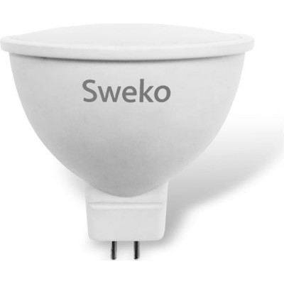 Лампа LED GU5.3/MR16 софит, 10W, 6500K, 930Лм, Sweko [42LED-MR16-10W-230-6500K-GU5,3]