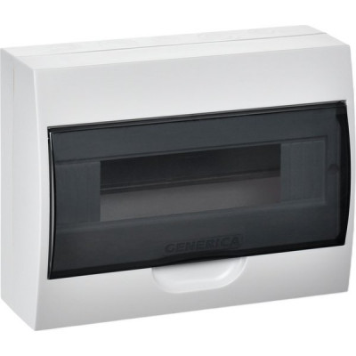 Бокс ЩРН-П 12м навесной пластик IP41, GENERICA [MKP12-N-12-41-G]