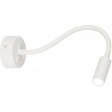 Светильник декоративный настенный LED 3W, IP20, 4000K, 70*377, ЭРА [WL 33 WH] белый