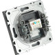 Розетка с/у компьютерная 1xRJ45 IP20, STEKKER Эмили [RST00-5117-10][12] платиново-серый soft touch