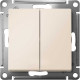 Переключатель перекрестный с/у 2-кл 10А, IP20, Schneider Electric ATLASDESIGN [ATN000273] бежевый