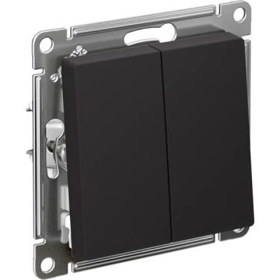 Переключатель перекрестный с/у 2-кл 10А, IP20, Schneider Electric ATLASDESIGN [ATN001073] карбон