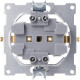 Розетка с/у 2x2P+E 16A, IP20, Smartbuy Капелла [SBE-09b-16-S2-Z] черный soft touch