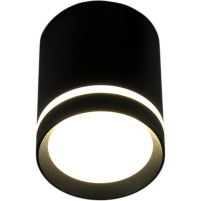 Светильник накладной LED 25W, 4000К, 2000Лм, 80*80*100, GL [GLC-25-IP20-100-100-B-4] чер с рассеив
