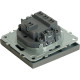 Выключатель с/у 3-кл 10А, IP20, STEKKER Эмили [RSW10-5108-10][12] платиново-серый soft touch