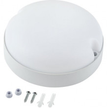 Светильник ЖКХ LED 12W круг, 5000K, 1200Лм, IP65, d170*57, с микр.датч. и датч. освещ, VKL [1190569]