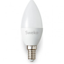 Лампа LED E14/C35 свеча, 15W, 4000K, 1400Лм, Sweko [42LED-C35-15W-230-4000K-E14]