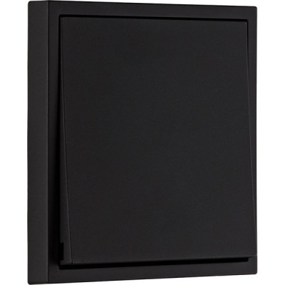 Выключатель с/у 1-кл 10А, IP20, Smartbuy Капелла [SBE-09b-10-SW1-0] черный soft touch