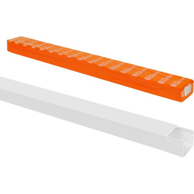 Кабель-канал  60*40 L=2м, цена за 1м, TDM [SQ0402-1010][18] белый