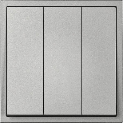 Выключатель с/у 3-кл 10А, IP20, Smartbuy Капелла [SBE-09s-10-SW3-0] серебро soft touch