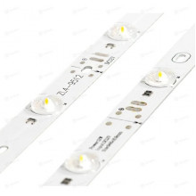 Линейка светодиодная 12SMD2835 с линзами, 12В, 9.8W, 950*17мм, 1000Лм, 6500-7000K, рез 158мм, ELF