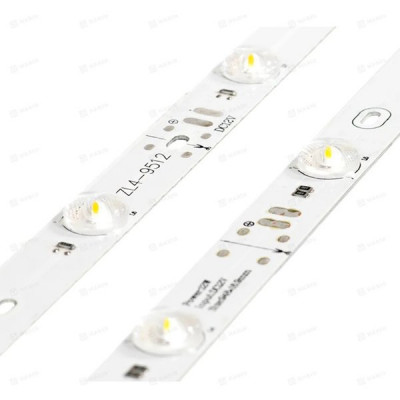 Линейка светодиодная 12SMD2835 с линзами, 12В, 9.8W, 950*17мм, 1000Лм, 6500-7000K, рез 158мм, ELF